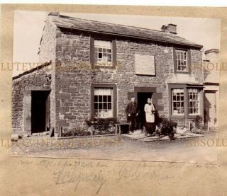 Old Albumen Photo Old Halfpenny Toll House Carlisle Cumbria C.  1880