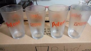 Set Of 4 Potosi Brewing Company 16 Ounce Pint Glasses