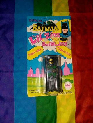 Rare 1975 Batman Batmobile Ahi Azrak - Hamway Mib Lil Zips Batmobile 6283
