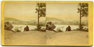 Tyrone Pa Pennsylvania Juniata River Blair County 1860s Anthony Stereoview Photo
