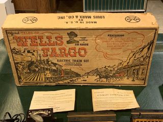 Marx Wells Fargo Train Play Set Box 54762