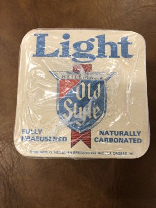 (VTG) Old Style special Light beer Coasters About 100 Heilemans Rare 3