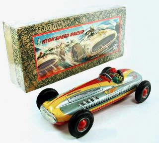 High Speed Star Fire Indy Style Racer 11.  5” (29 Cm) W/original Box By Marusan Nr