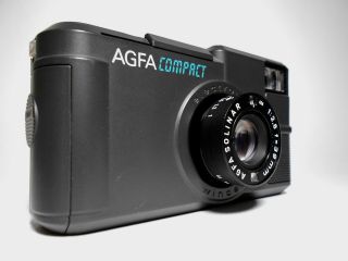 AGFA COMPACT Vintage 35mm Rangefinder Film Camera w 39mm f/2.  8 Agfa Solinar Lens 3