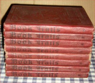 Vintage 1946 Book Trails For Baby Feet,  Complete - 8 Volumes,  Sambo,  Black Americana