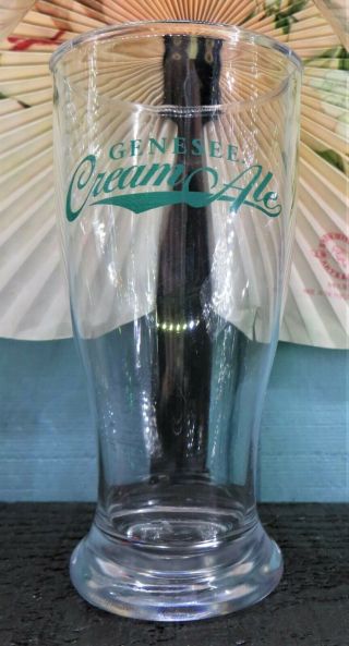Genesee " Cream Ale " Mini Beer Glasses Hard Plastic 3 Oz.  Reusable Set Of 6