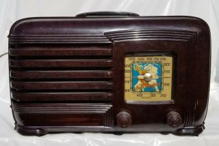Vintage Lone Ranger Bakelite Old 1940s Antique Pilot Western Cowboy Tube Radio