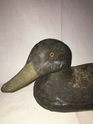 Duck Decoy Vintage Rubber Hunting Gunning Black 2