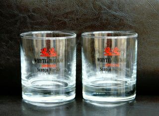 Whyte & Mackay Special Scotch Whisky Whiskey 2 X Glasses Tumblers