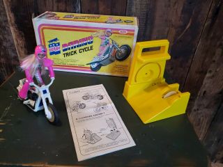 Ideal 1974 Derry Daring Trick Cycle Action Figure Launcher Instructions