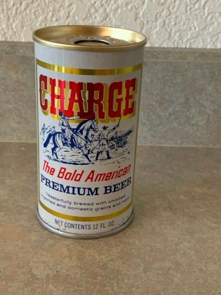 Charge Pull Tab Premium Beer Can - Empty No Contents - Huntington W Va