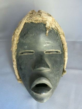 Old African Ceremonial Wood Carved Mask Dan / Liberia / Ivory Coast Tribal