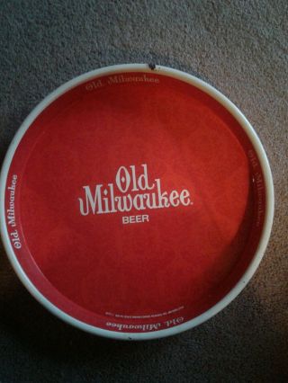Vintage 1968 Old Milwaukee Beer Tray Jos Schlitz Brewing Co.  Milwaukee Wi 80273