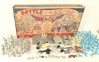VINTAGE MARX BATTLE OF THE BLUE AND GRAY SERIES 3000 PLAYSET NO.  4759 2
