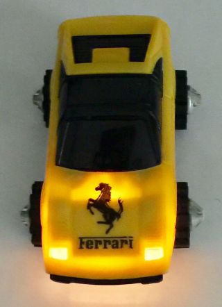 Vintage 1981 Ljn Rough Riders Stompers Yellow Ferrari 4x4 Lignts,  Not Running.