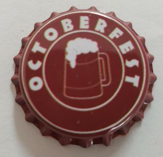 100 Home Brew Beer Bottle Crown Caps Red Maroon Octoberfest Oktoberfest