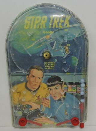 Vtg 1967 Star Trek Pinball Game - Paramount Pictures Corporation