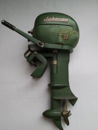 Vintage 1954 Toy Electric Outboard Motor Made In Japan