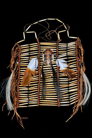 Native American Authentic Apache Breast Plate Reservation Period; Circa 1940