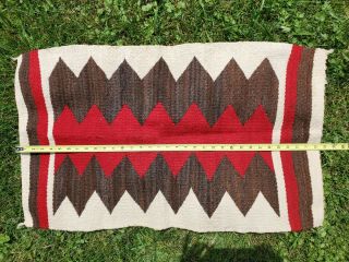 Zapotec Hand Woven Rug Saddle Blanket 33 