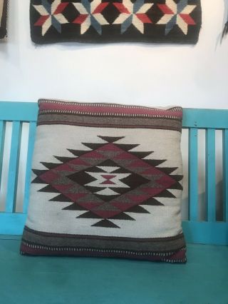 Vintage Navajo Rug Pillow 20x20