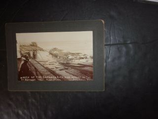 Wreck Of The Gardiner City Boat & Wharf Photo By Baldwin California 1904 Id 330