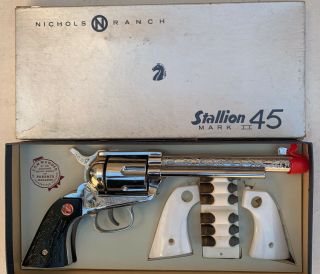 Nichols Ranch Stallion 45 Mark Ii Six Shooter Cap Gun Toy Near