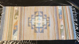 Vintage Zapotec Rug Weaving Southwest Indian Design 39 " X 60 "