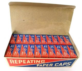 Star Brand Roll,  Repeating Paper Caps Full Box Of 60 Boxes,  5 Rolls & 250 -