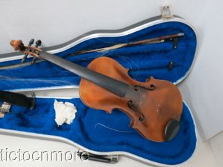 Vintage Jacobus Stainer? 4/4 Full Size Violin W/ Glasser Bow & Hard Case