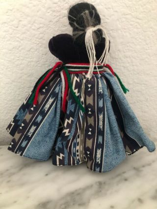 Native American Navajo Cloth Storyteller Doll By B.  Piaso 2