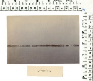 China 汕頭市 Shantou Swatow Guangdong Overview from the Sea S.  M.  S.  Luchs ≈ 1907 2