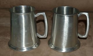 Beer Stein Tankard Mug Pint Of Beer Cup Pewter Crafted In Sheffield England