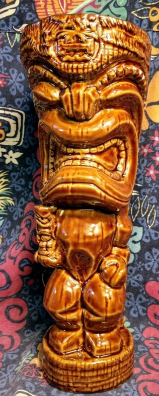 Hidden Harbor Keeper Of The Mug in Brown by Crazy Al made by Tiki Farm in 2018 2
