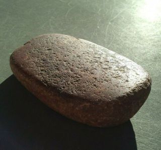 Authentic Indian Artifact 5 - 5/8 " Mano Missouri Arrowheads Pestle Grinding Stone