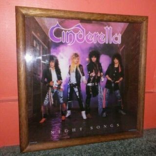 Cinderella - Night Songs - 1986 Vintage Carnival Prize Mirror