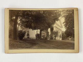 Rare Albumen Photo Home Of Robert E Lee Arlington Virginia By Moultrie 1886
