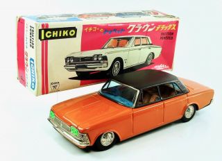 1968 Toyota Crown Deluxe 12” (30.  5 Cm) W/original Box By Ichiko Nr