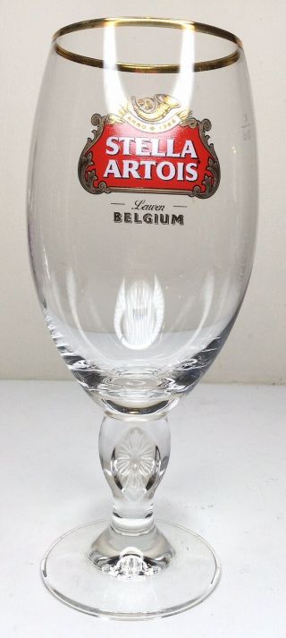 Stella Artois Belgium 33cl Anno 1366 Glass Beer Chalice