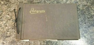 Vintage Photo Album Full Of Photos Mostly From The 1920 