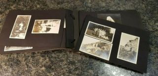 Vintage Photo Album FULL of Photos Mostly From the 1920 ' s.  (606) 5