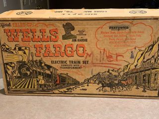 Marx Wells Fargo Incomplete Electric Train Set Box 54762