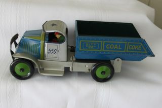 Marx Rare 550 Tin Litho Friction Dump Truck Circa 1930 