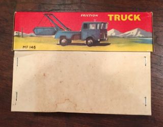 1960’s MIB Tin Friction Truck—MF 146—Wind - Up Action Truck—China 2