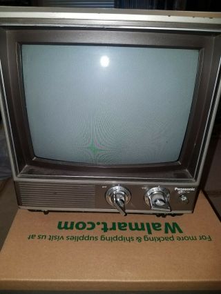 Vintage Panasonic Colorpilot Television Tv Ct - 1110d Great