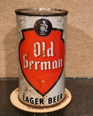 1959 Old German Flat Top Beer Can Grace Brothers Santa Rosa Ca Keglined