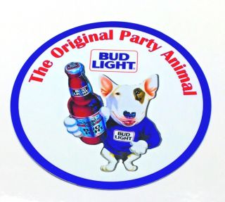 Bud Light - Spuds Mackenzie - The Party Animal 7 Inch Metal Sign