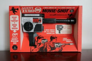 Mattel Agent Zero M Movie - Shot Machine Gun Rare
