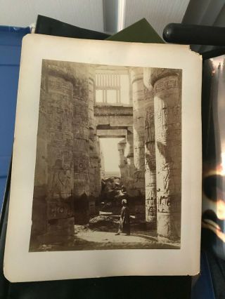 Large Langahai Photograph Of Egypt Mounted On Thick Board