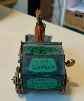 Lehmann Tin Toy Germany OHO Wind - up Driven Automobile 2